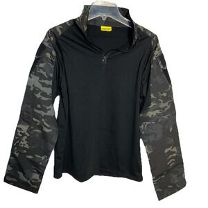 Tactical men's long sleeve shirt Large Hunting Range Shooting Grey‎ Camo